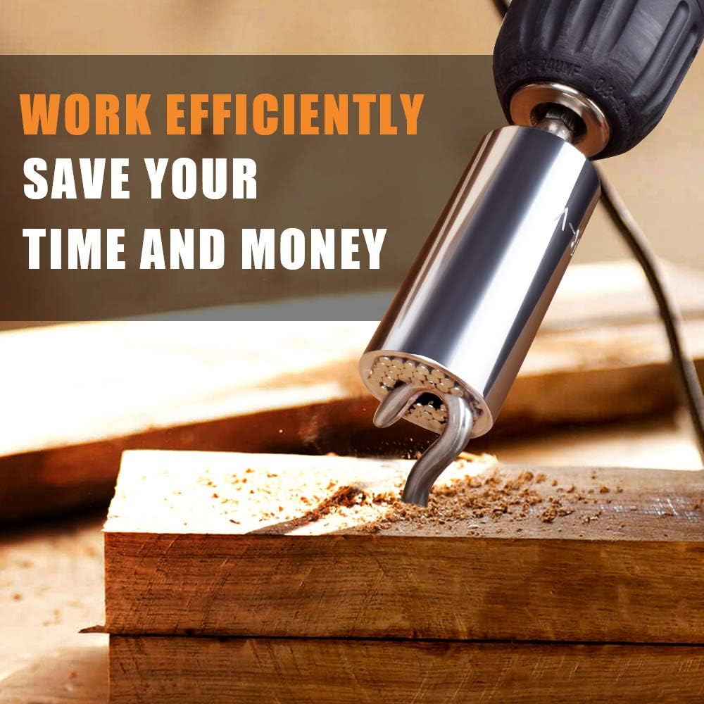 Universal Socket Tool with Drill Adapter