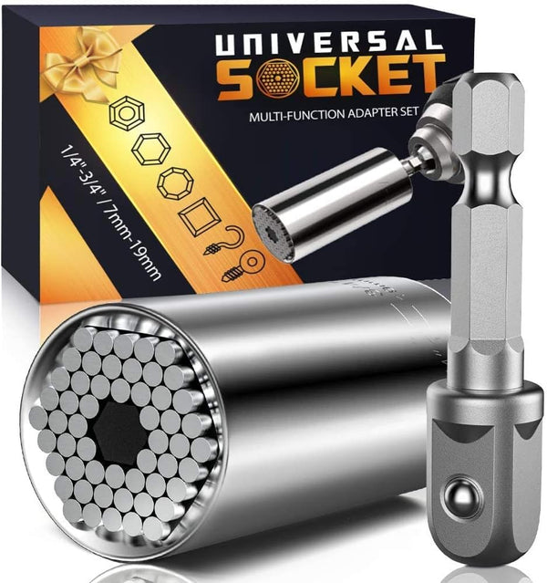 Universal Socket Tool with Drill Adapter